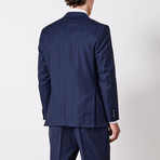 Via Roma // Classic Fit Suit // Blue Nailhead Shadow (US: 38R)