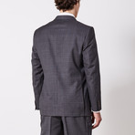 Via Roma // Classic Fit Suit // Gray Double Windowpane (US: 40S)