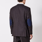 Paolo Lercara // Sport Jacket // Brown + Blue Houndstooth (US: 42S)