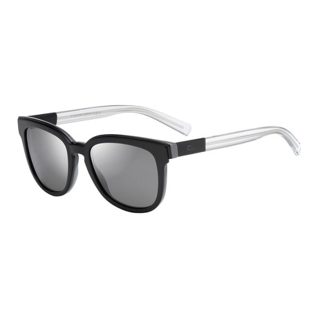 Dior // Men's Blacktie213FS Sunglasses // Black + Silver Mirror
