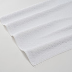 Cobblestone Textured Towels // Set of 6 // White