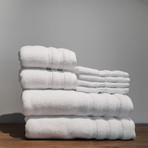 Zero-Twist Bamboo Towels // Set of 6 // White