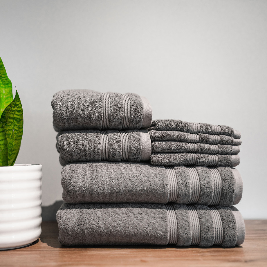 Truly Lou Cotton & Bamboo Bath Towel Sets Touch of Modern