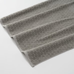 Cobblestone Textured Towels // Set of 6 // Grey