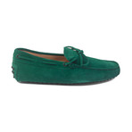 Suede Gommini Driving Loafer // Green (US: 7.5)