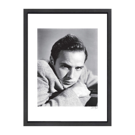 Marlon Brando Portrait (12"W x 16"H x 2"D)