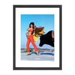 Raquel Welch in Red Outfit (12"W x 16"H x 2"D)