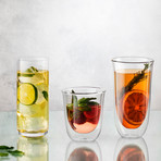 JoyJolt Double Wall Glasses Collection // Set of 6