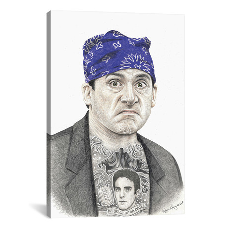 Prison Mike // Inked Ikons (18"W x 26"H x 0.75"D)