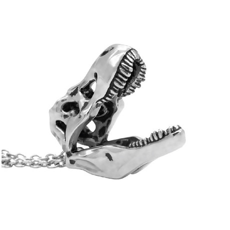 Raptor Jaw Pendant + Chain