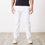 Slim 5 Pocket Twill Colored Jean // White (30WX30L)