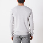 Slim V-Neck Sweater // Heather Gray (L)
