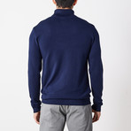 Classic Turtle Neck Sweater // Navy (S)
