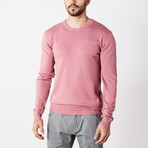 Slim Crew Neck Sweater // Dusty Pink (XL)