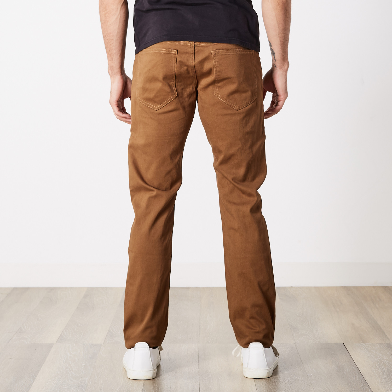 Slim 5 Pocket Twill Colored Jean // Tobacco (34WX32L) - Xray Jeans ...