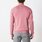 Slim Crew Neck Sweater // Dusty Pink (XL)