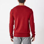 Slim Crew Neck Sweater // Jester Red (XL)