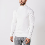 Classic Turtle Neck Sweater // Off White (S)