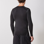 Men's Quick-Dry Long-Sleeve Shirt // Black (S)