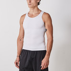 2-in-1 Compression and Posture Support Shirt // White (Small)