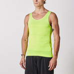 Men’s Compression and Body-Support Undershirt // Lime (Medium)