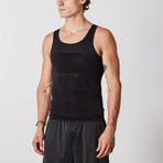 Men’s Compression and Body-Support Undershirt // Black (3X-Large)