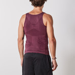 Men’s Compression and Body-Support Undershirt // Eggplant (3X-Large)