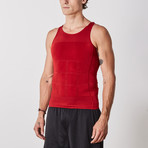 Men’s Compression and Body-Support Undershirt // Red (Medium)
