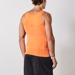 Men’s Compression and Body-Support Undershirt // Orange (X-Large)