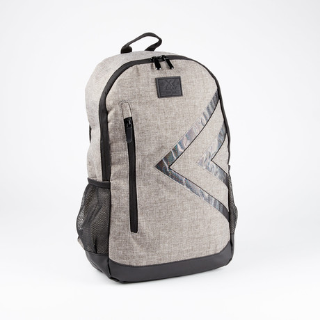 Reflective Detail Backpack // Gray