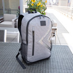 Reflective Detail Backpack // Gray