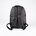 Camo Print Backpack // Black Camo