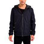 Remi Reversible Leather Jacket // Black + Navy (Large)