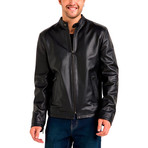 Charles Leather Jacket // Black (X-Large)