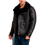 Brendan Leather Jacket // Black (Medium)