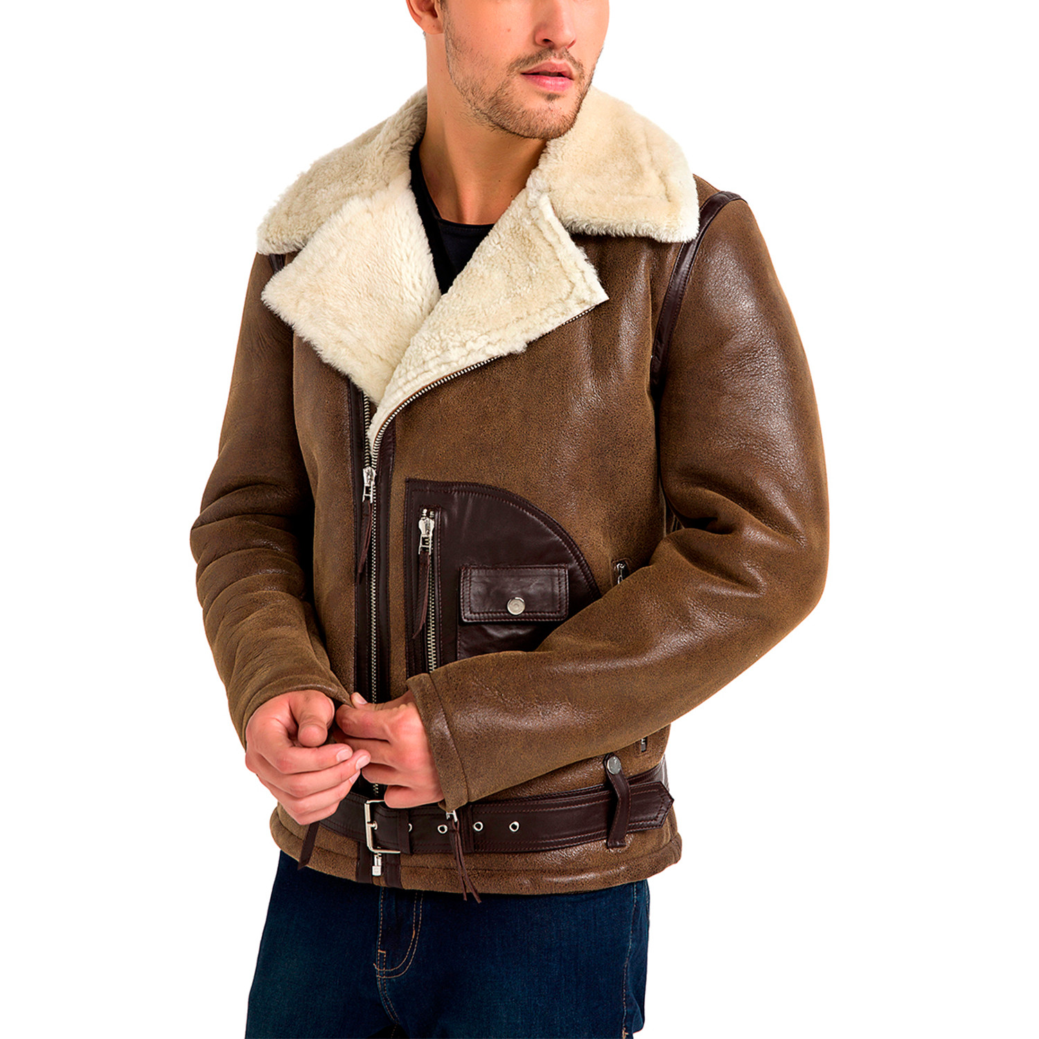 James Leather Jacket // Cognac (2X-Large) - Jack Williams - Touch of Modern