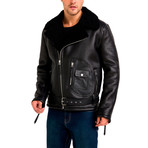 Brendan Leather Jacket // Black (Large)