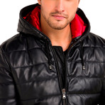 Alfie Leather Jacket // Black (2XL)