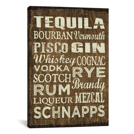 Liquor Sign II // Erin Clark (18"W x 26"H x 0.75"D)