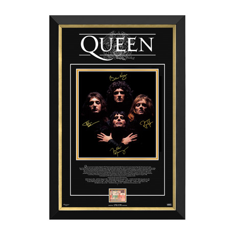 Queen // Limited Edition Facsimile Signature Display // 170 Of 170