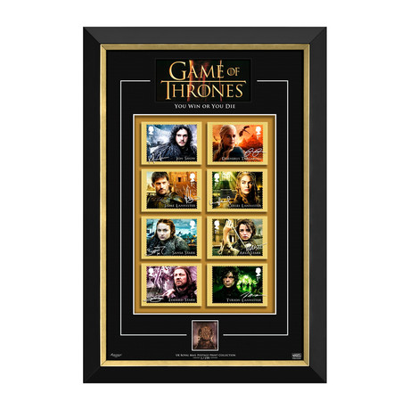 Game Of Thrones // Collectible Display // UK Royal Mail Postage Prints // Limited Edition 1 of 199