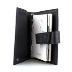 Cartier // Trinity Black Leather Organizer Wallet Holder // Black