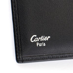 Cartier // Trinity Black Leather Organizer Wallet Holder // Black