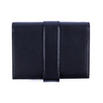 Cartier // Trinity Black Leather Organizer Wallet Holder // Black