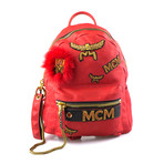 MCM // Leather Stark Insignia Small Backpack