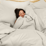 Ultra-Cozy Organic Sheet Set // Sand (Full)