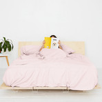 Ultra-Cozy Organic Sheet Set // Blush (Full)