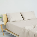 Ultra-Cozy Organic Sheet Set // Sand (Full)