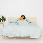 Ultra-Cozy Organic Sheet Set // Mint (Full)