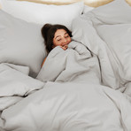 Ultra-Cozy Organic Sheet Set // Slate (Full)